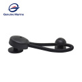 genuine marine Plastic fasteners for canvas fabric fasteners black plastic lock cover Fiber Plastic Nylon Shock Cord Cover Clip